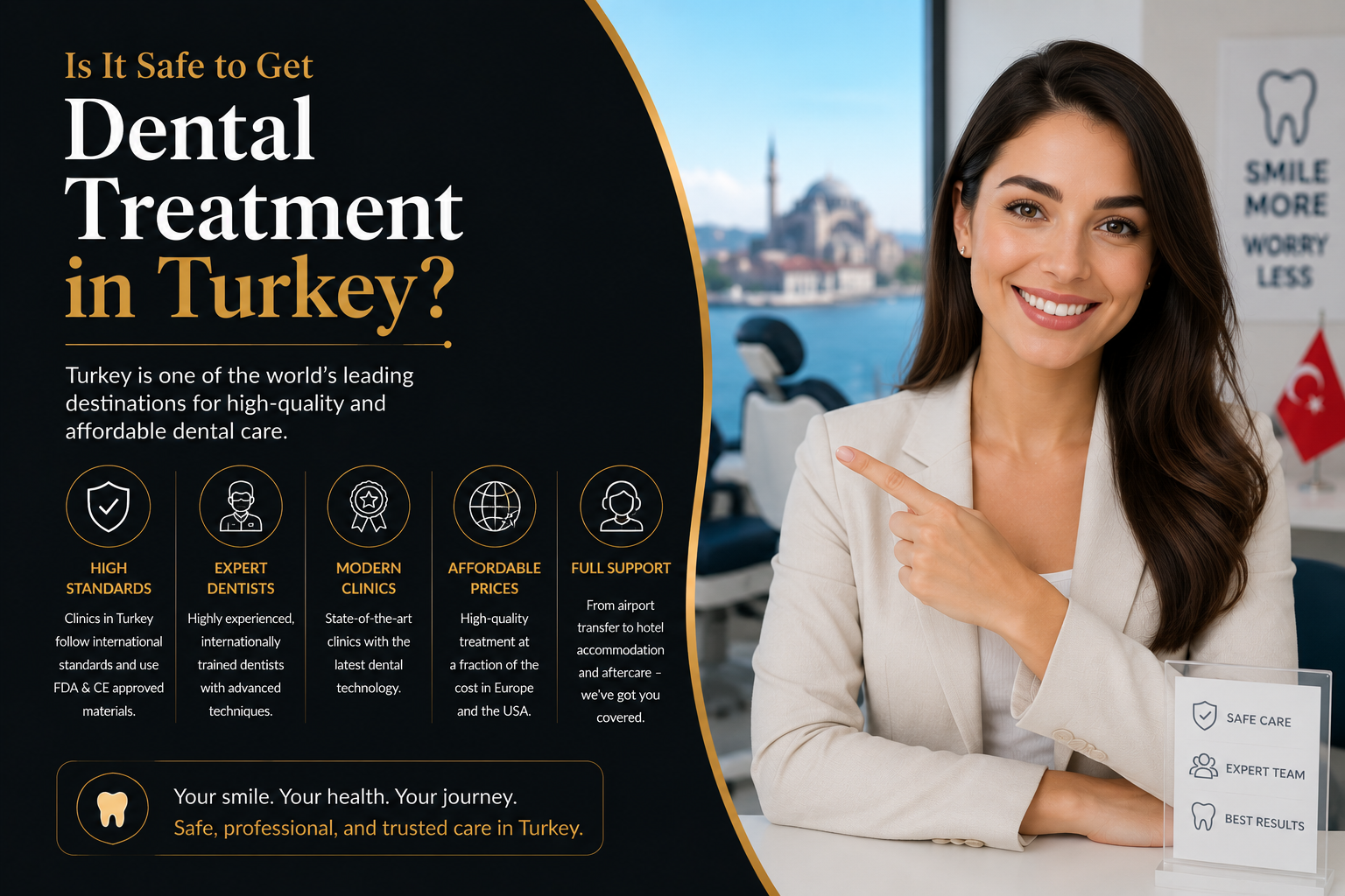 Ist eine Zahnbehandlung in der Türkei sicher?