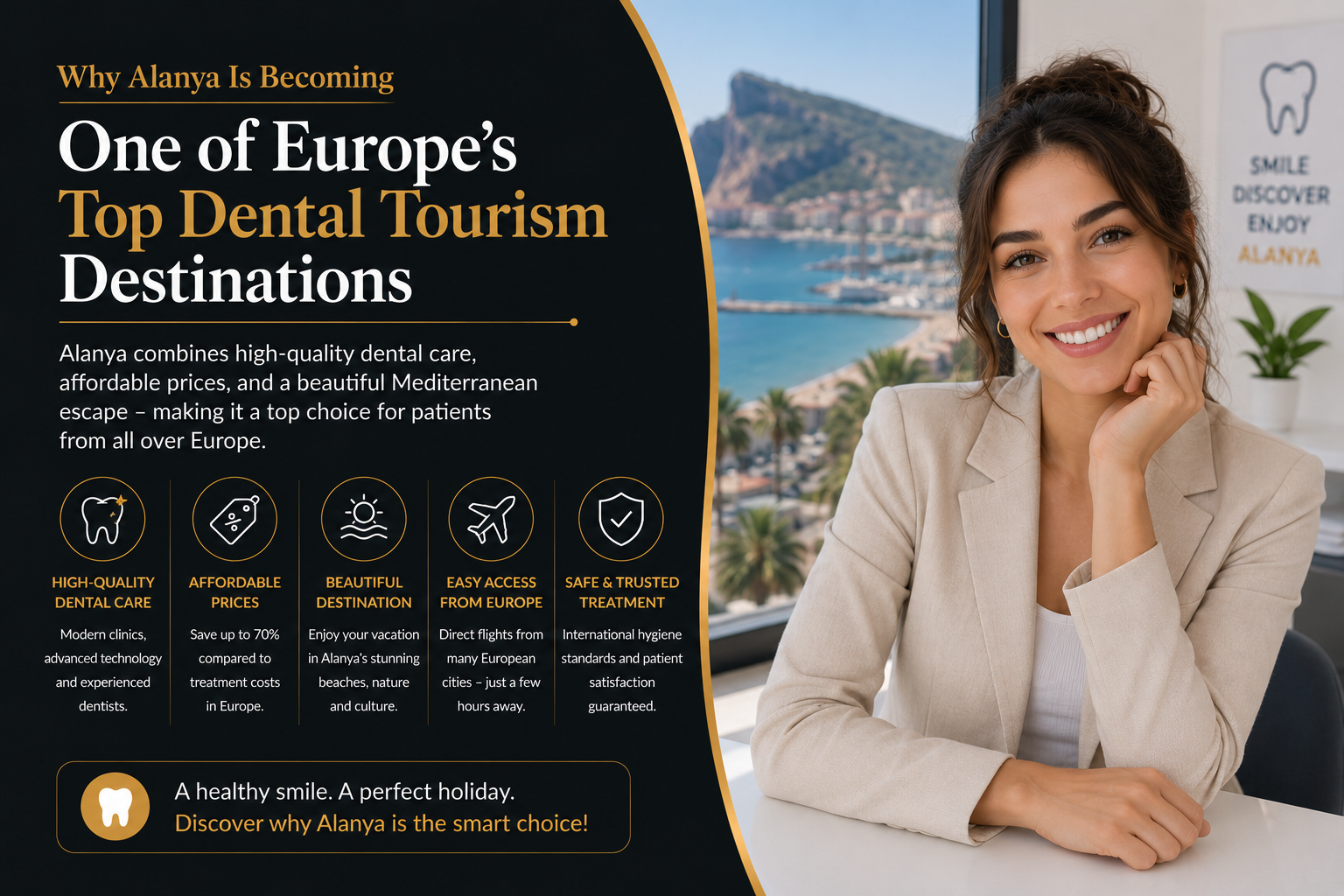 Warum Alanya zu einem der führenden Reiseziele für Zahntourismus in Europa wird